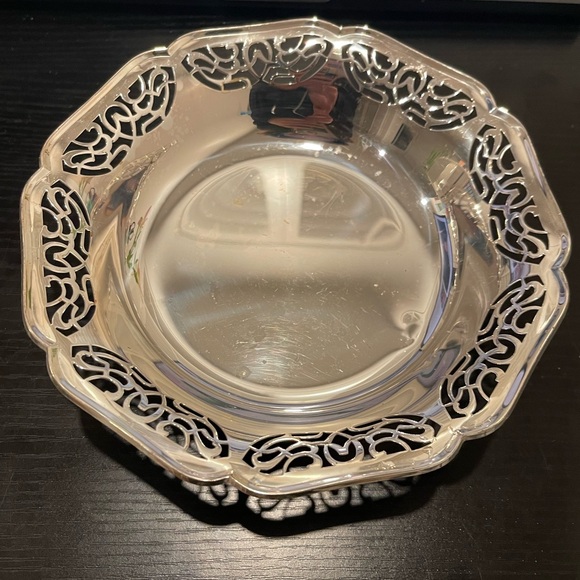 Vntg WMF Ikora Silver Plate Footed Serving/Candy Dish Made in Germany - Picture 3 of 13